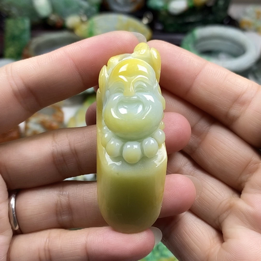 颈饰未镶嵌翡翠牌子