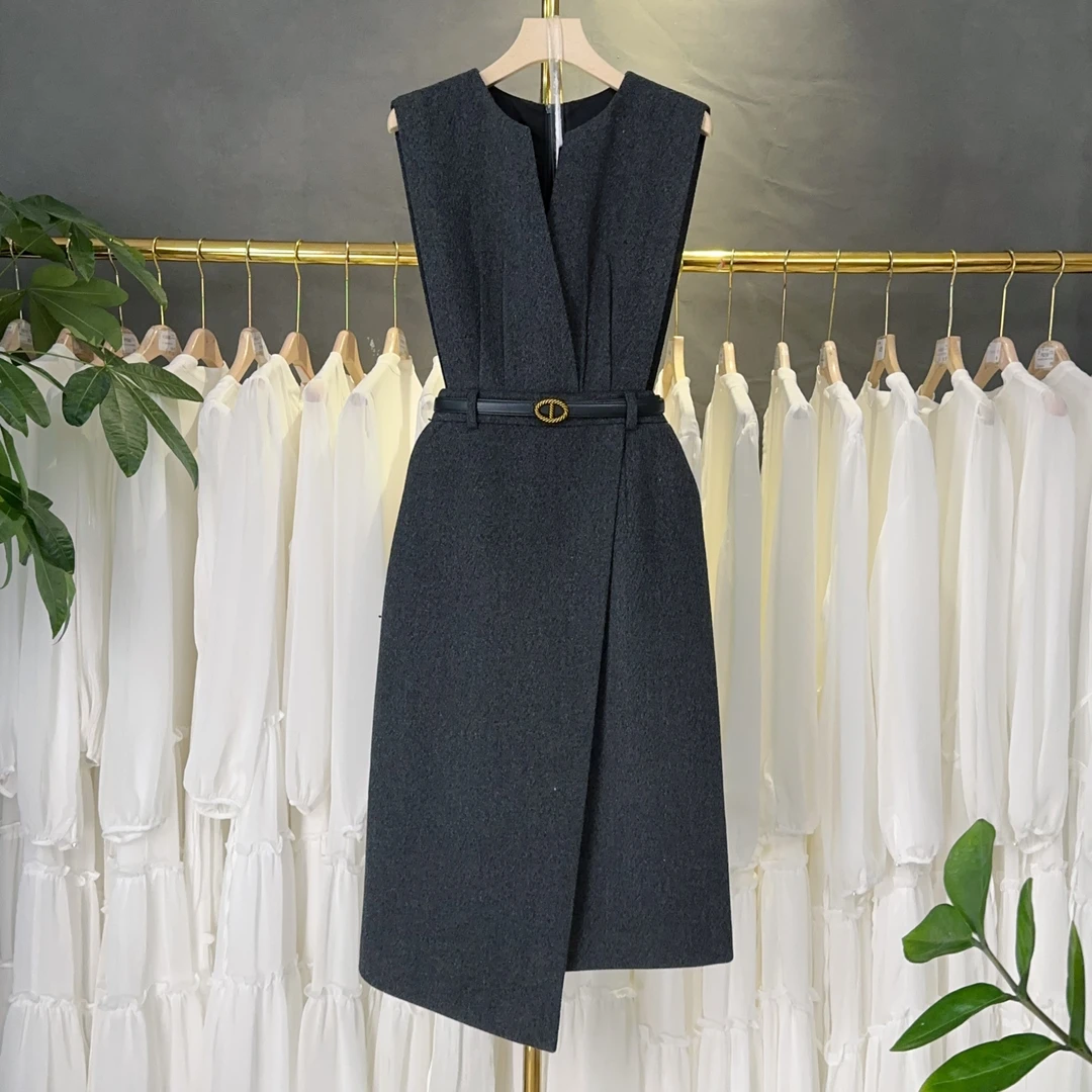 【RG2913】2024年秋冬新款时尚气质百搭减龄显瘦新款连衣裙