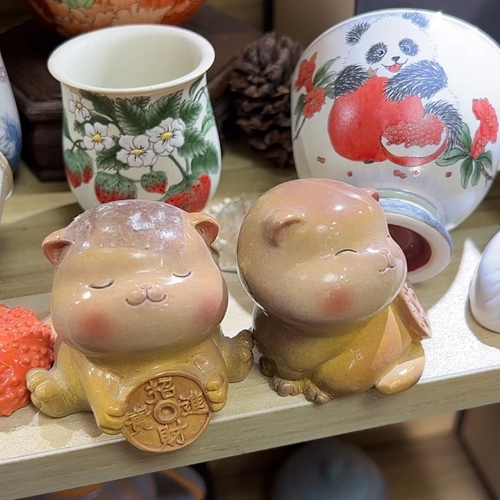 变色茶宠摆件创意