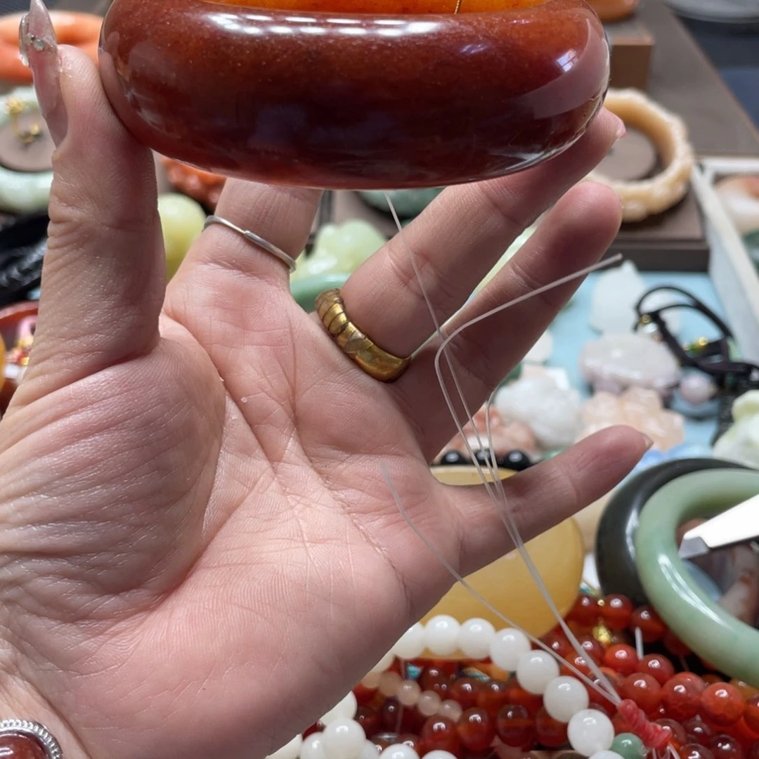 石英质玉手镯合金静***y