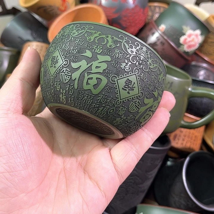 茶杯紫砂全手工紫砂主人杯