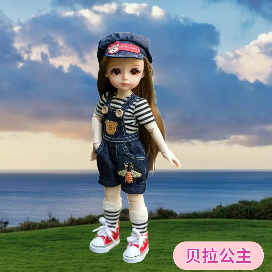 精致BJD娃娃高品质女孩玩具仿真可换装芭比娃娃女孩手办