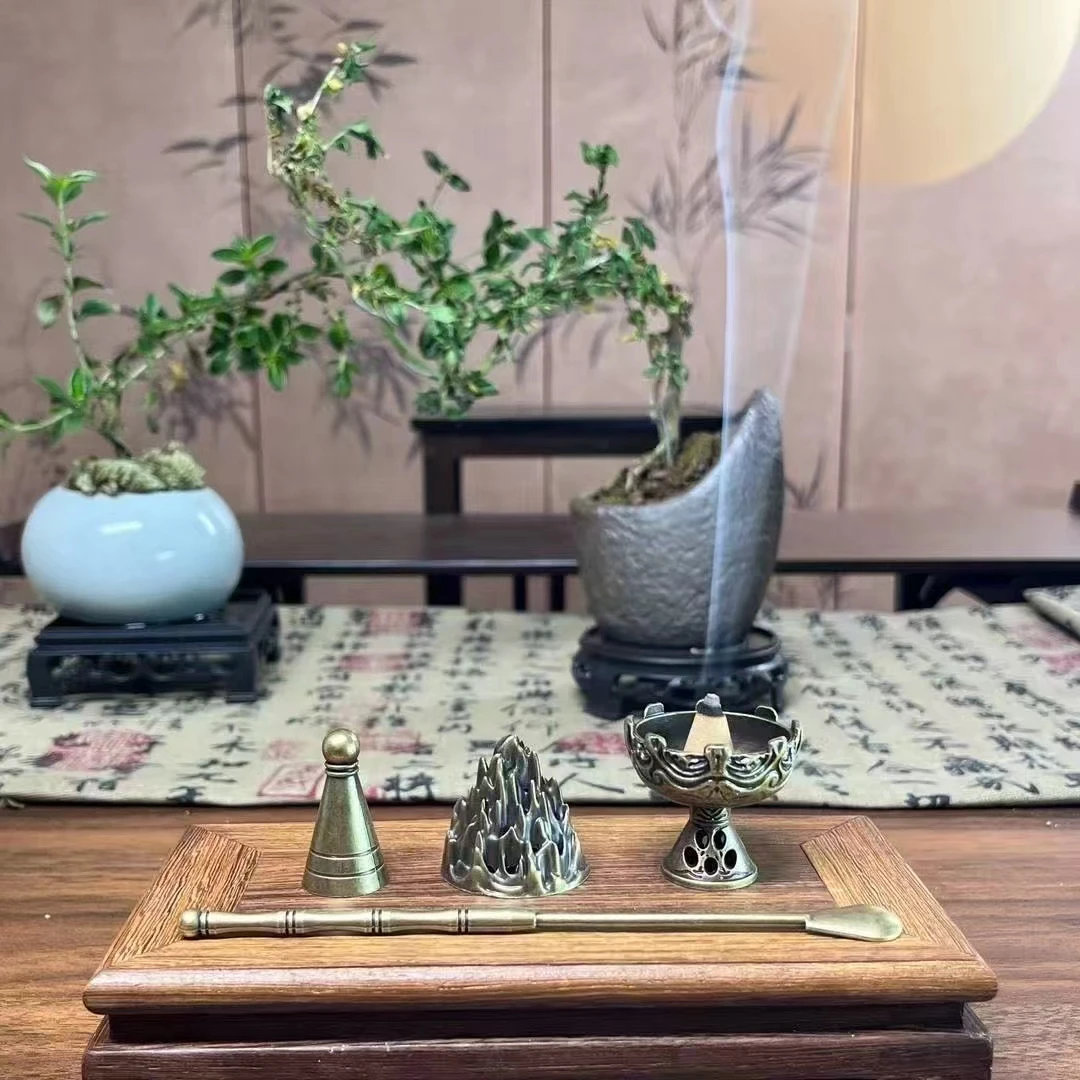 博山炉三件套高品质新手入门打篆工具塔香中式香薰家用香炉