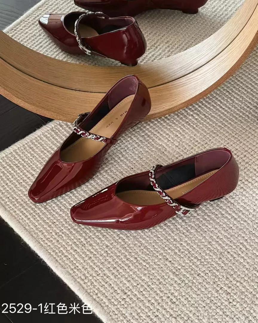 XIAOJIAOYA—618“高级感一字扣百搭玛丽珍小单鞋”2529-1