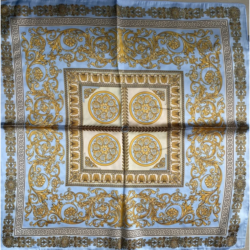 （909）高档女士披肩新款素雅百搭防晒优雅气质丝巾布料