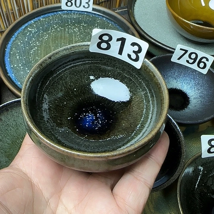 茶盏建盏杯主人杯龙窑柴烧