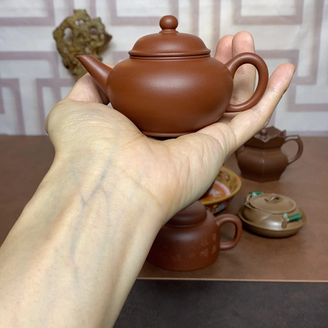 霧***莊茶壶紫砂紫砂茶具紫泥水平