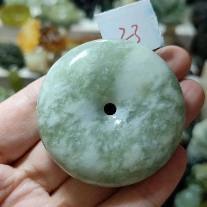 未镶嵌岫玉平安扣