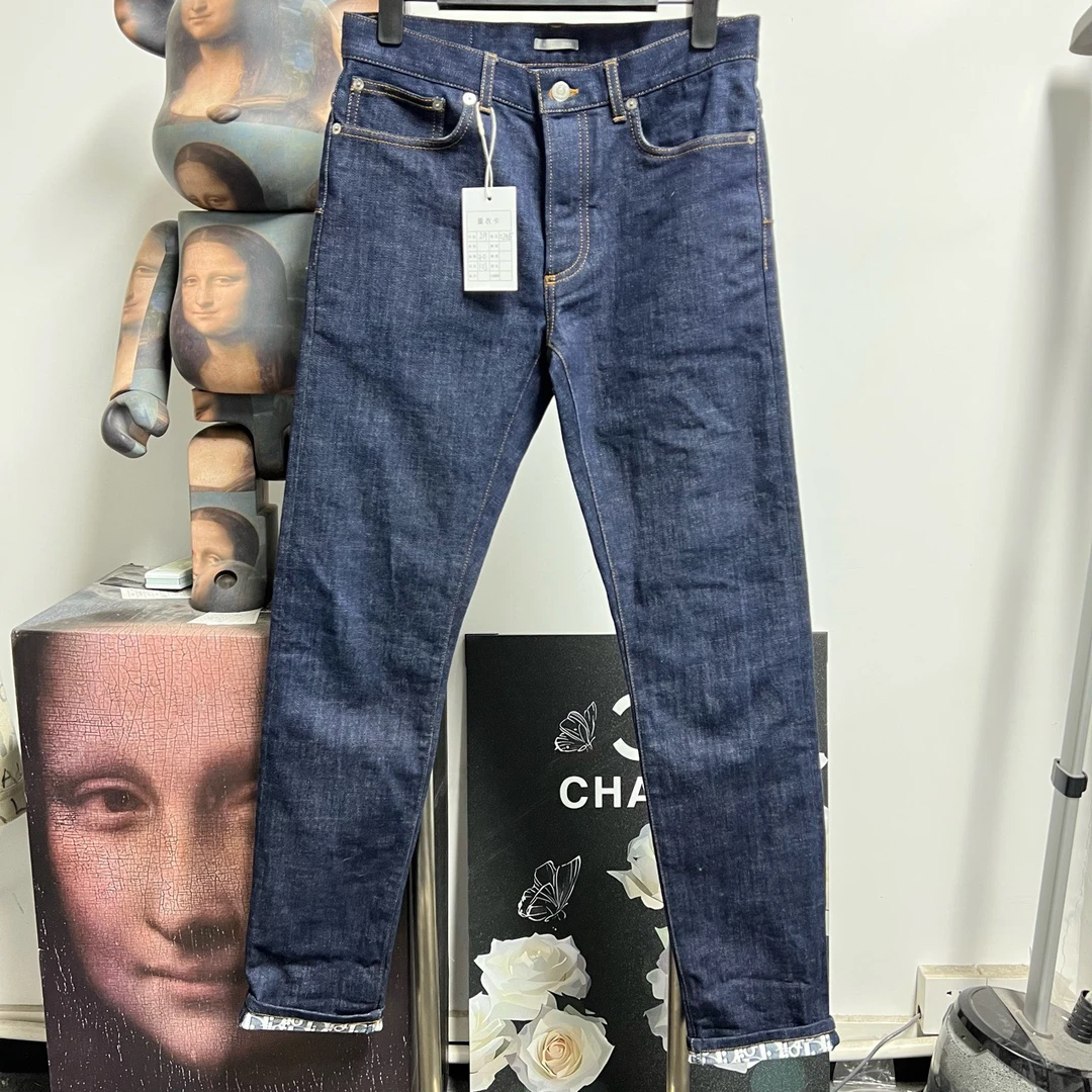 99新 DIOR/迪奥 内里满印牛仔裤 o2415 29 裤长102腰围40