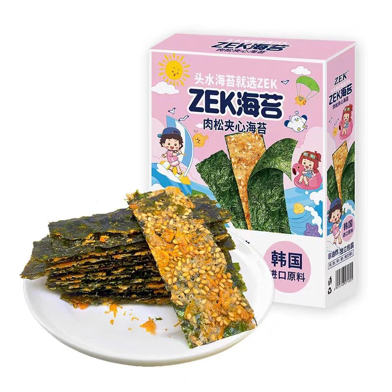 60g*3盒-ZEK肉松夹心海苔即食零食【保质期到2025年9月14日】