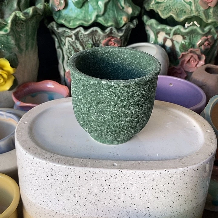 摆件陶盆有孔 微瑕介意勿拍