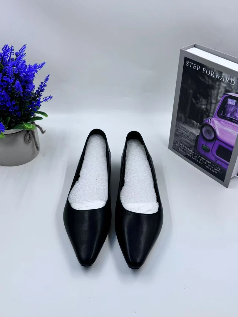 A027尖头浅口极简风单鞋舒适时尚可露丽风