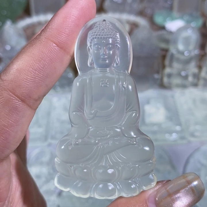 未镶嵌岫玉颈饰吊坠