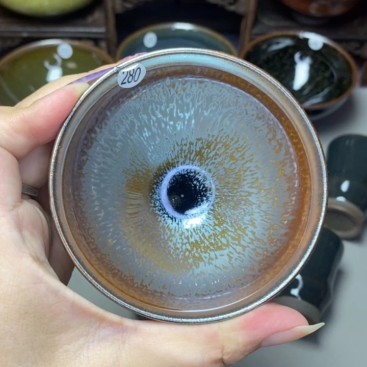 茶盏建窑建盏主人杯微瑕