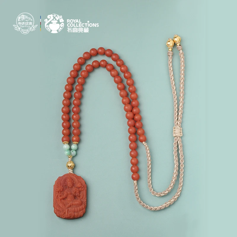 布达拉宫南红度母项链