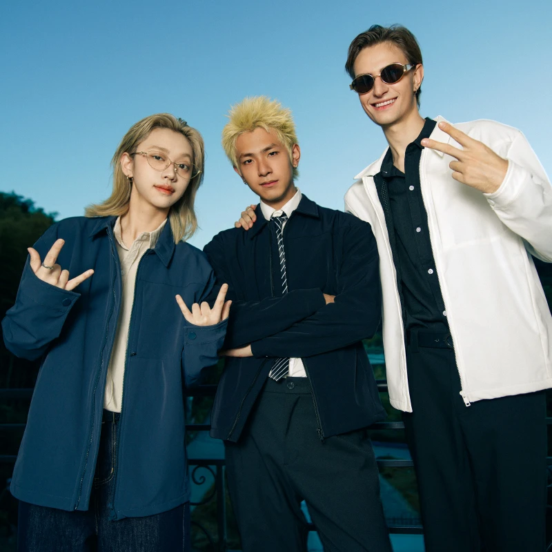 SOSTINE「三防 行政夹克」商岛休闲美式透气网眼纯色男女工装外套