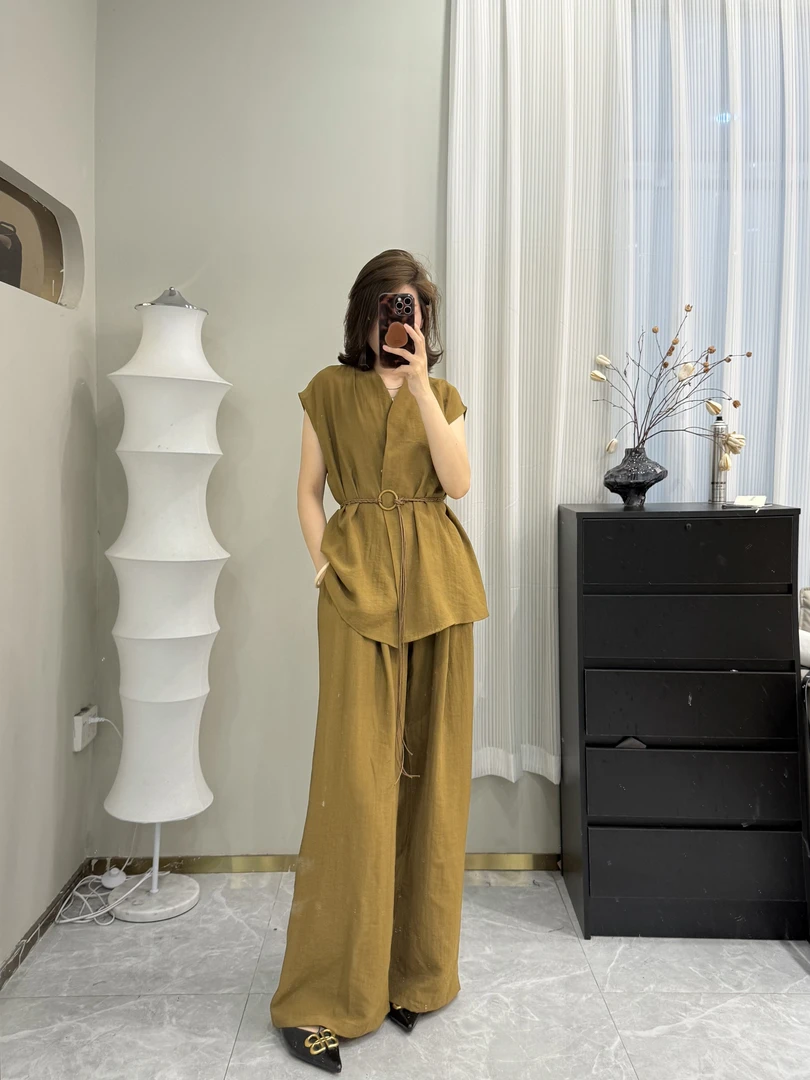 简约通勤法式简约轻熟风时尚套装602