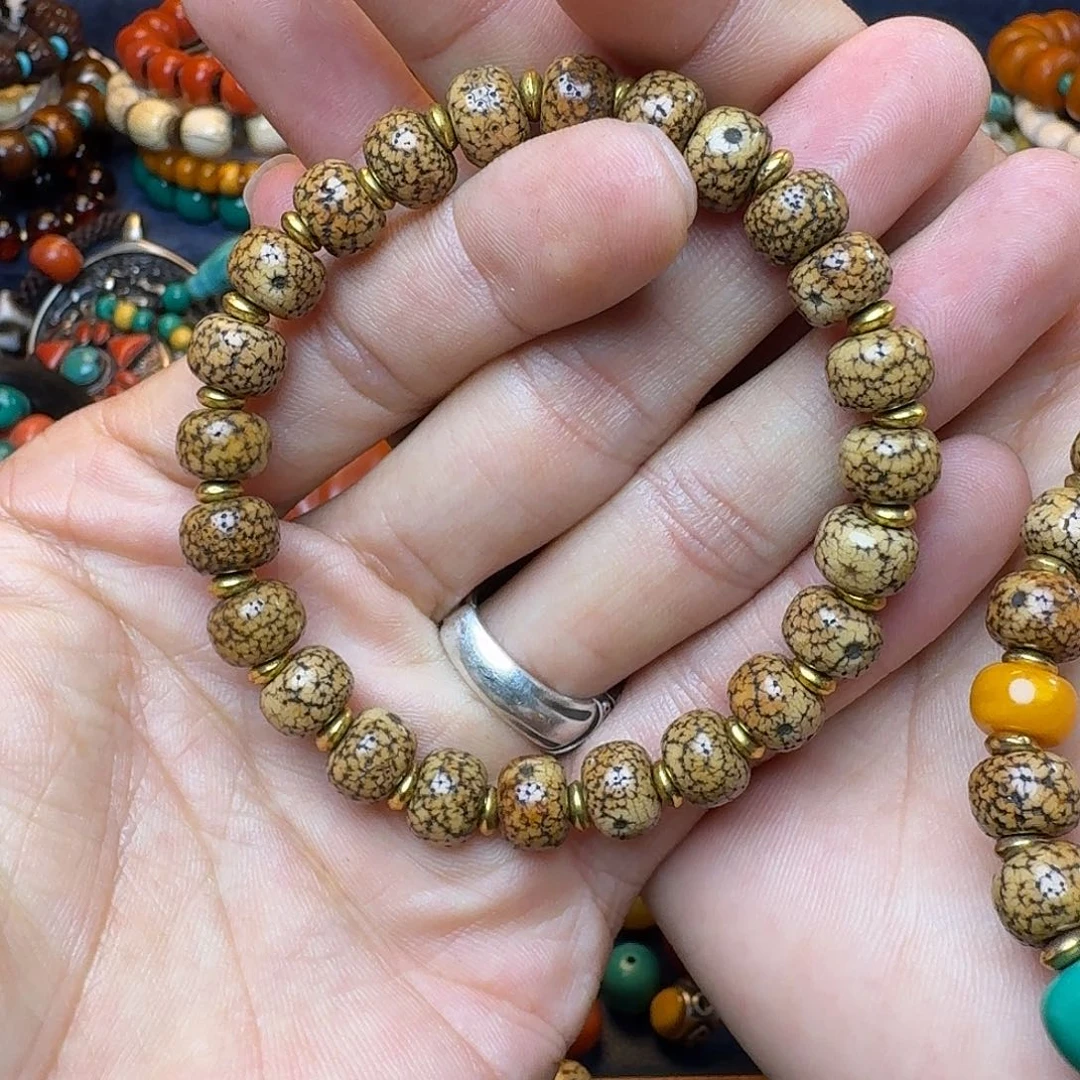 柏香籽/百香籽吊坠星月