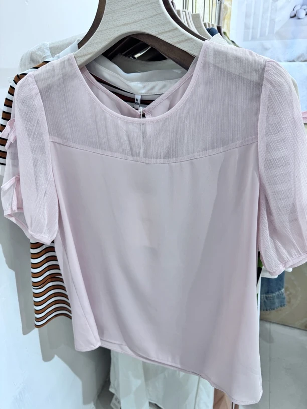 时尚夏季新款洋气短袖上衣