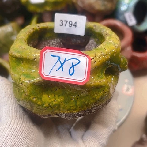 粗陶花盆手工花盆制作