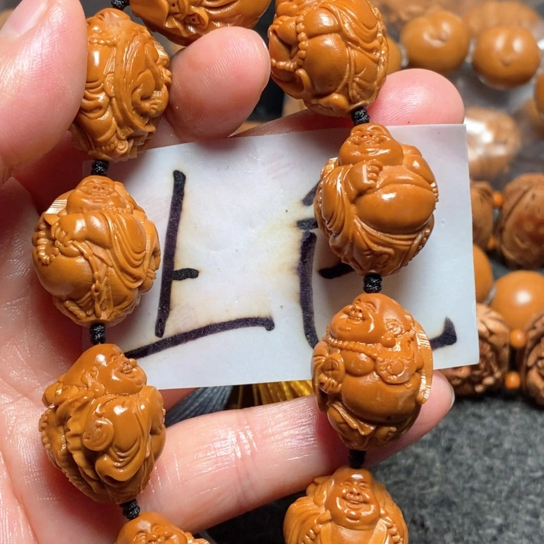 橄榄核手串/手链胖****们瑞兽弥勒20