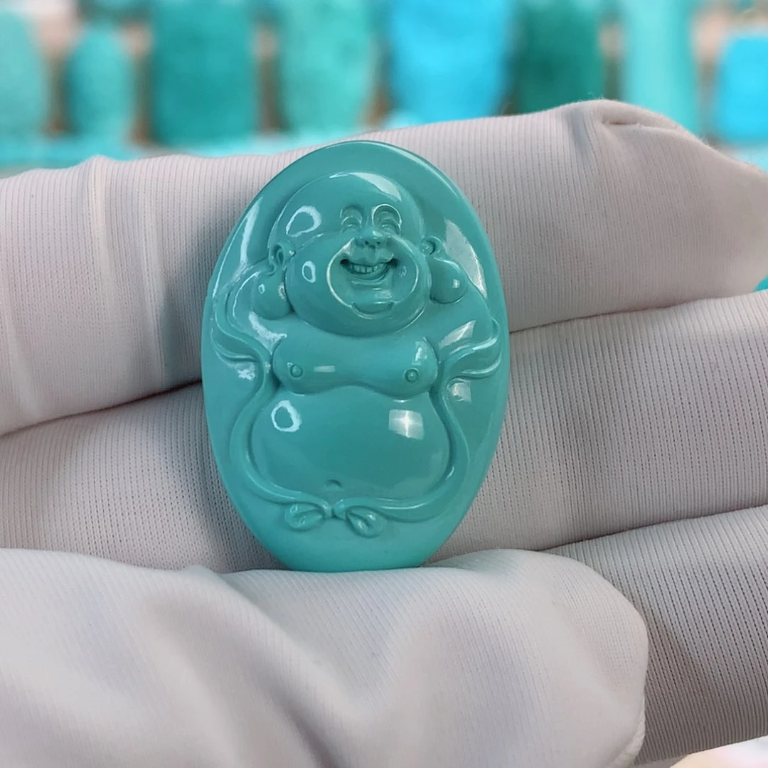 绿松石挂件未镶嵌