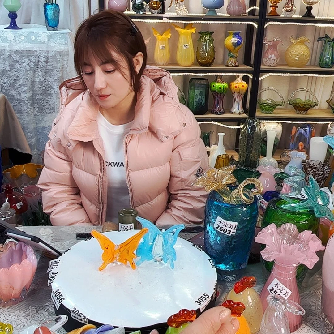2蝴蝶家悦琉璃工艺品特不完美