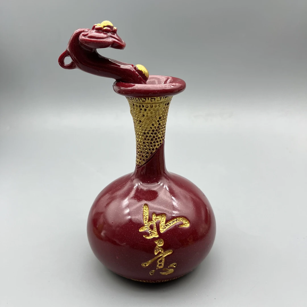 含辰砂工艺品BJ032-经典紫色雕刻摆件