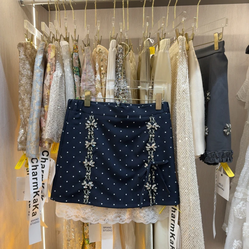 【卡妈专享】1-26大码法式名媛气质半身裙2025女新款