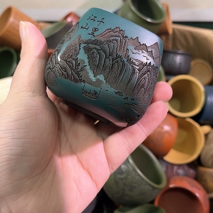 茶杯紫砂全手工紫砂主人杯