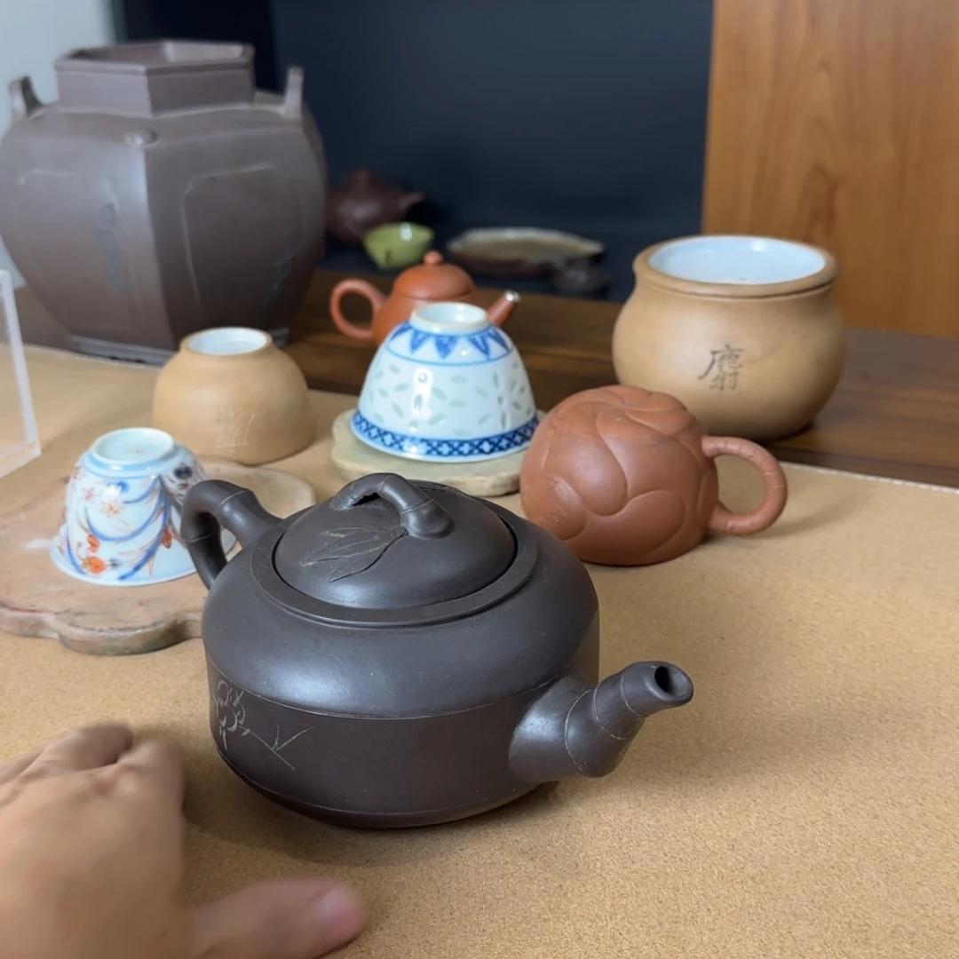 虎***子茶壶紫砂实用紫砂器，紫砂茶器