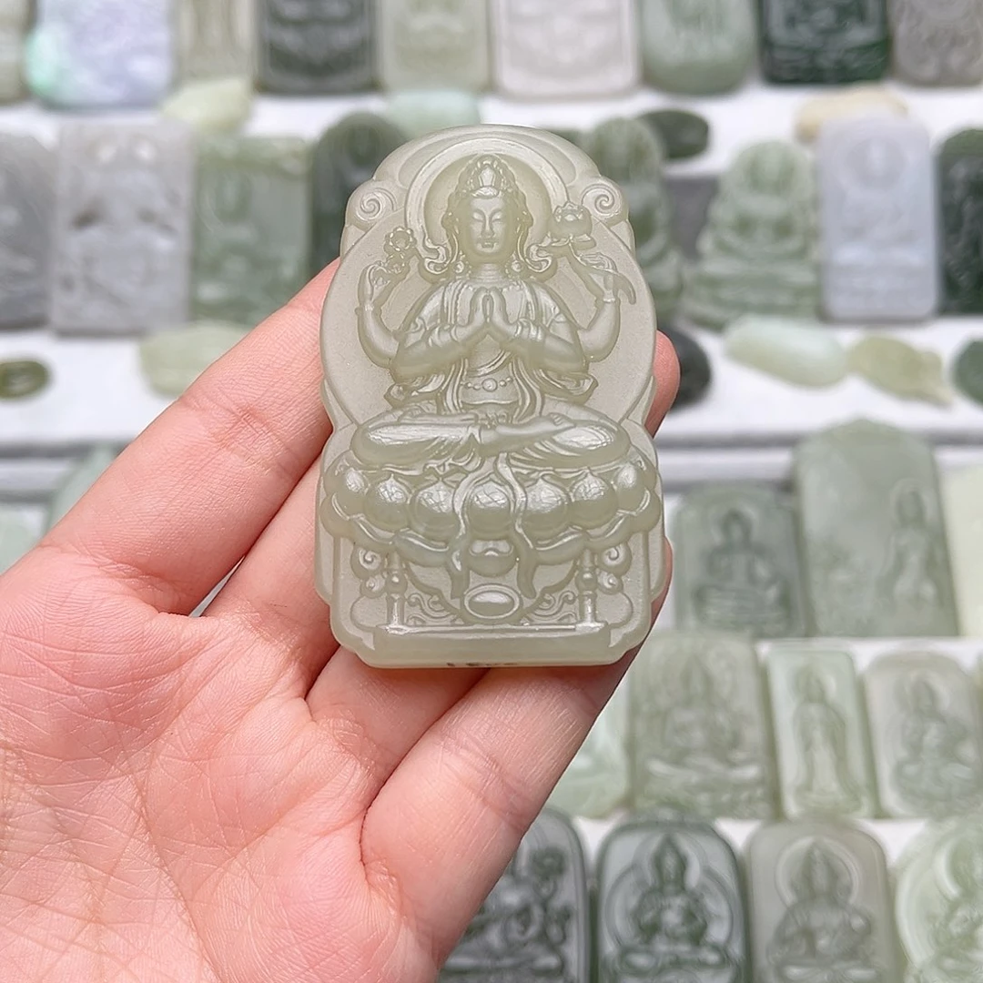 和田玉颈饰未镶嵌