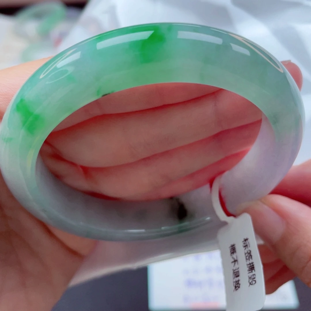 翡翠手镯未镶嵌25号545556圈99