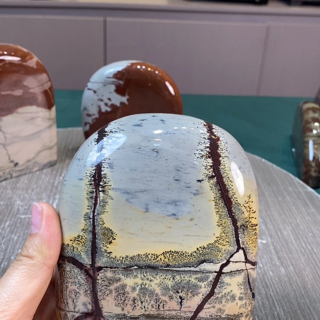 石材广西国画石草花石