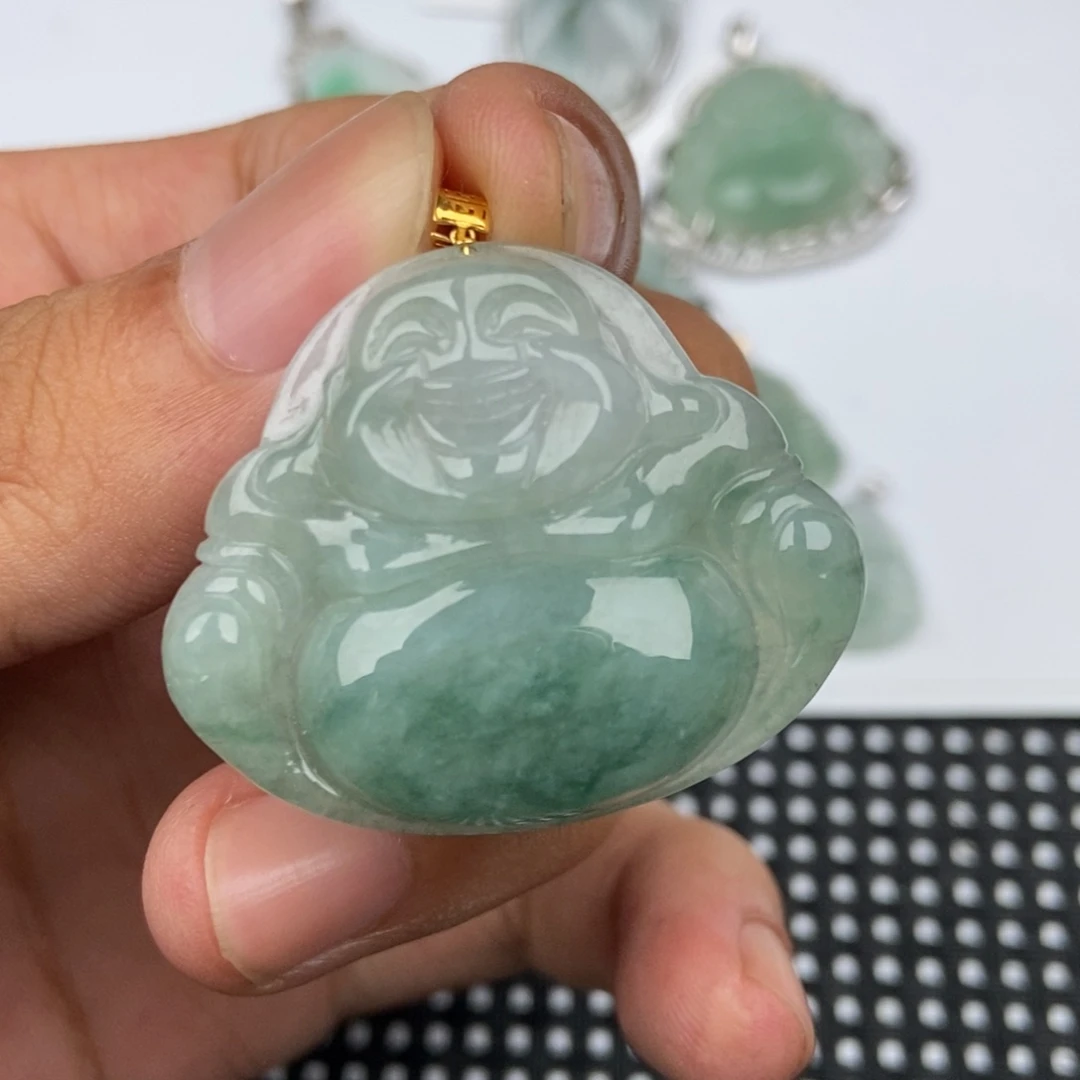 翡翠未镶嵌颈饰吊坠