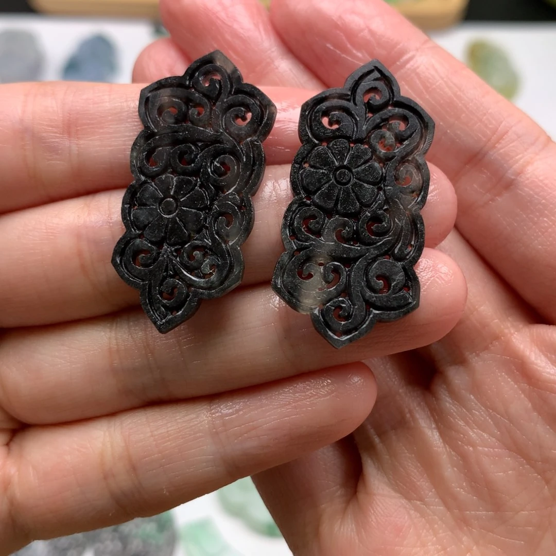 定制翡翠未镶嵌花片