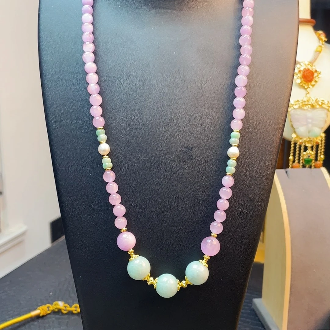 锂辉石2未镶嵌项链