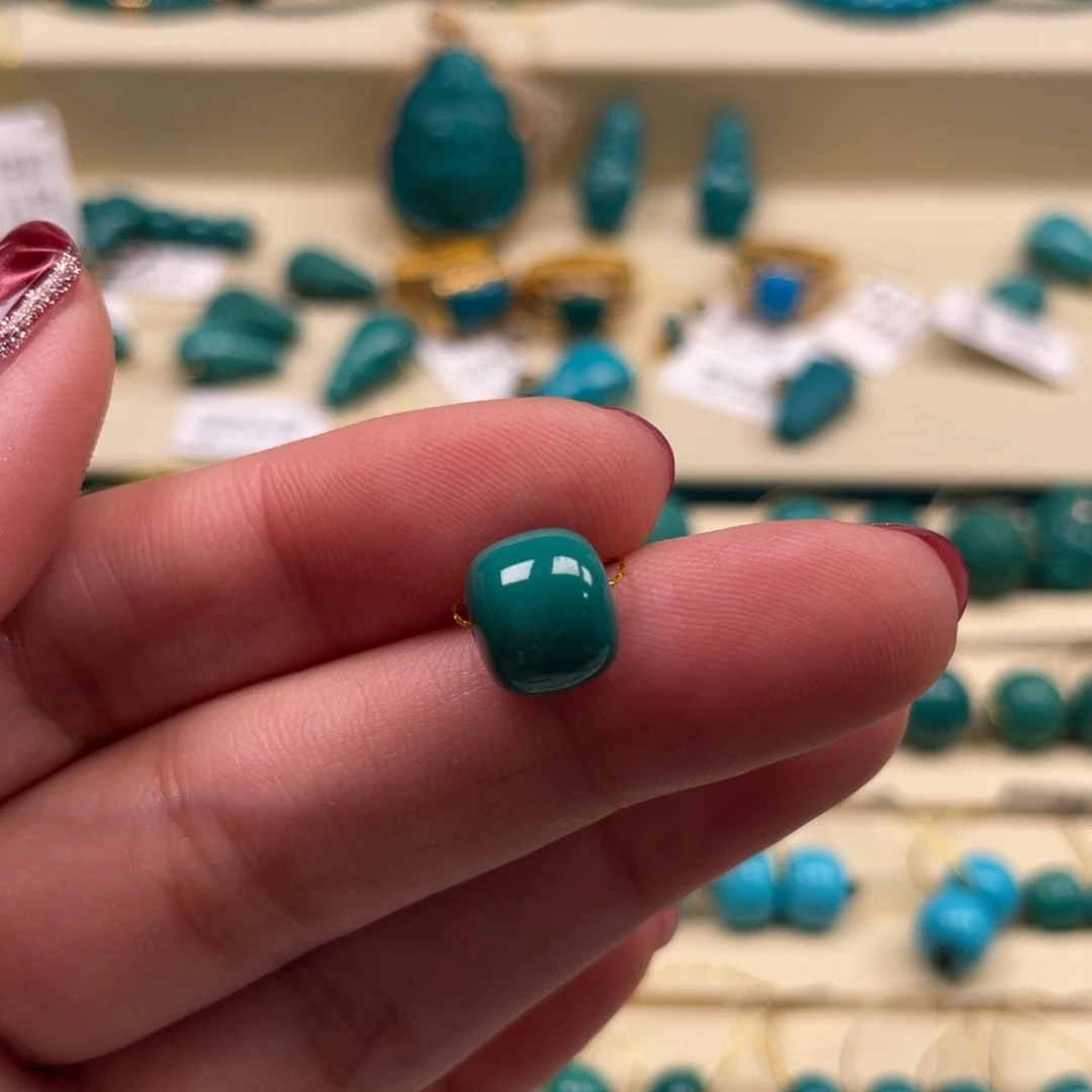 绿松石珠宝奇石未镶嵌邢*生