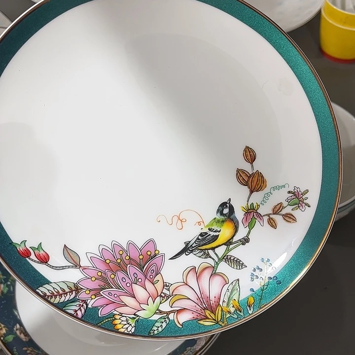 瓷片骨瓷月光盘一个绿野仙踪