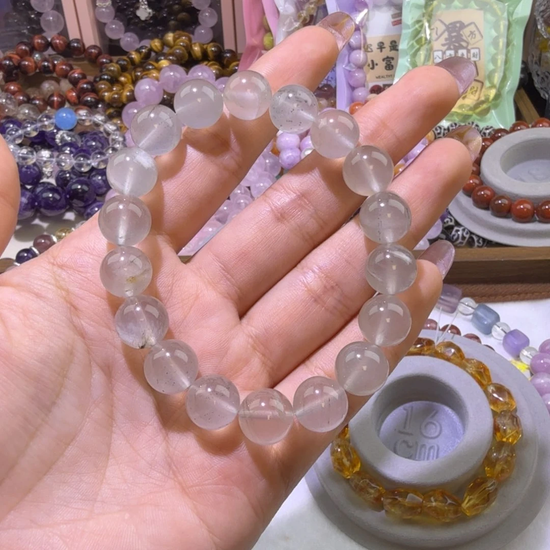 水晶手串未镶嵌天然