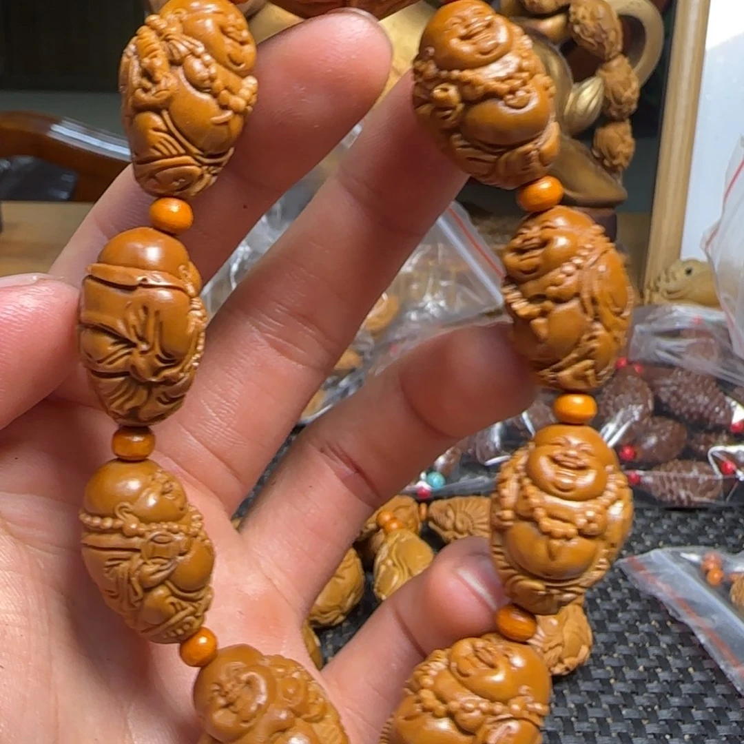 橄榄核手串/手链刘人义弥勒