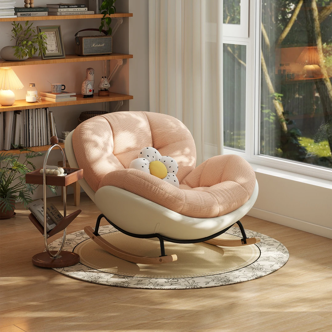 阑珊阁蛋壳摇摇椅躺椅成人小户型阳台家用客厅休闲单人沙发