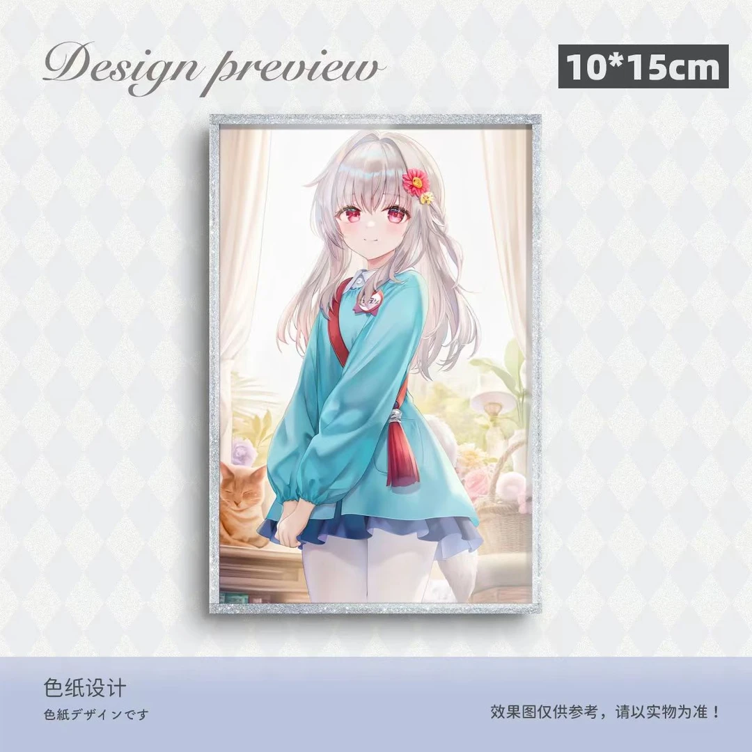 全亚克力加厚双闪二创色纸-叠叠无限吃平拆玩法