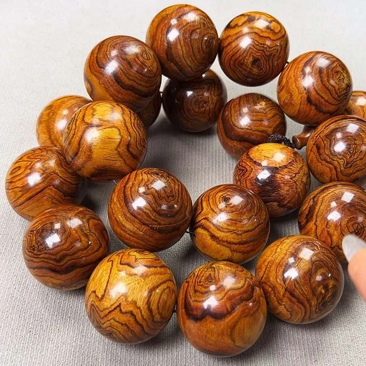 木质山**雨越南黄花梨木大手持