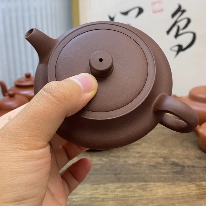 【闪购商品】茶壶紫砂鱼***边紫砂茶具