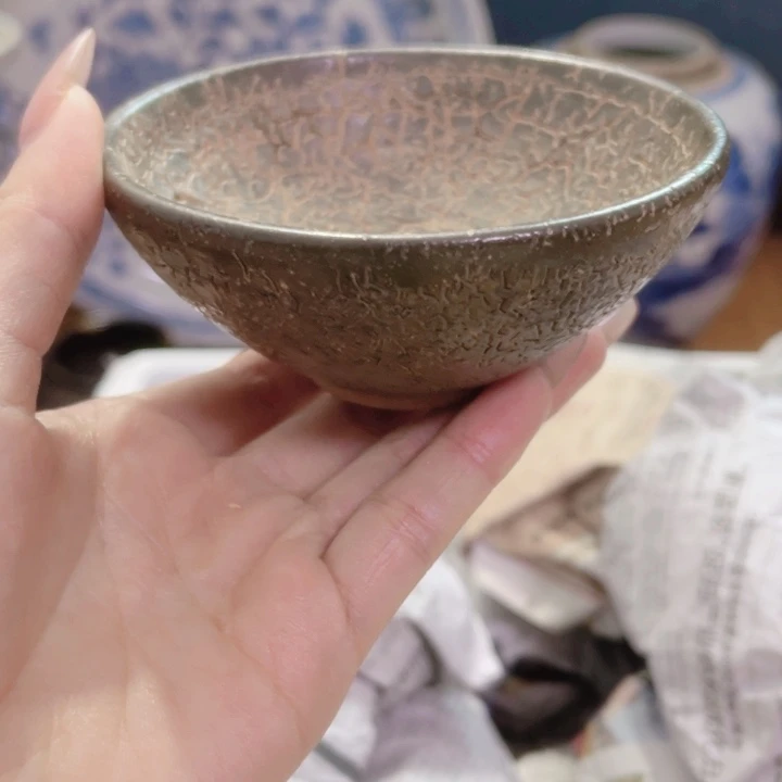 瓷片大*S青花瓷器主人杯子一只