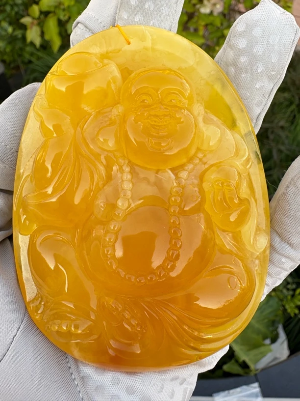 假一赔十，天然琥珀蜜蜡，蜜蜡佛公，多样性发货，编号26