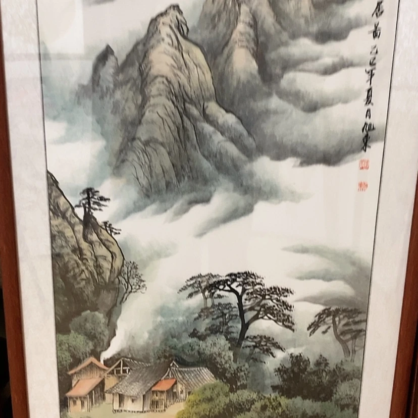 【闪购商品】国画手绘国画带框145.65