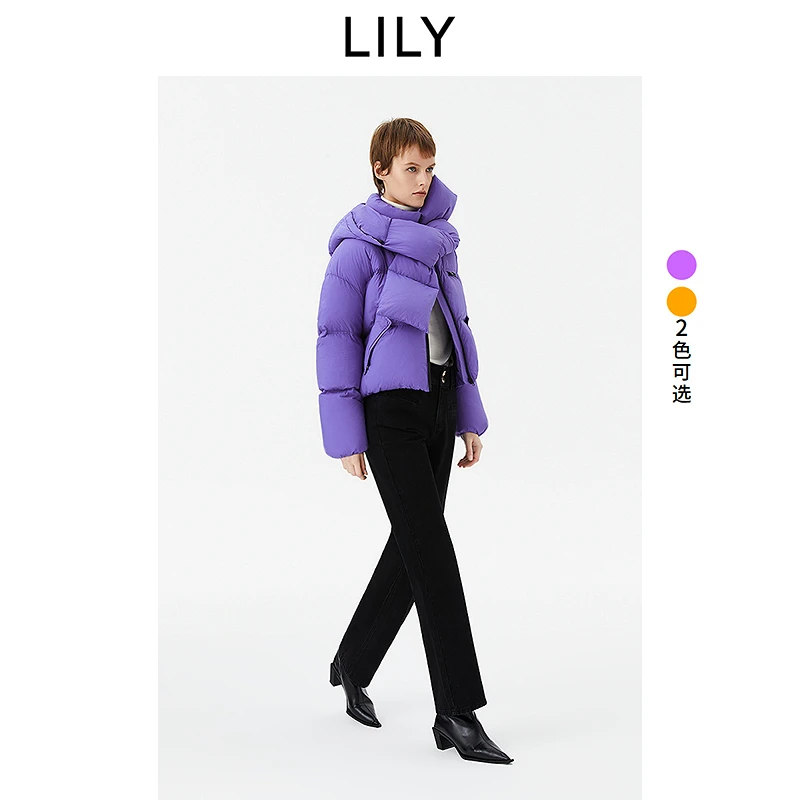 LILY冬新款女装羽绒外套123440DD534