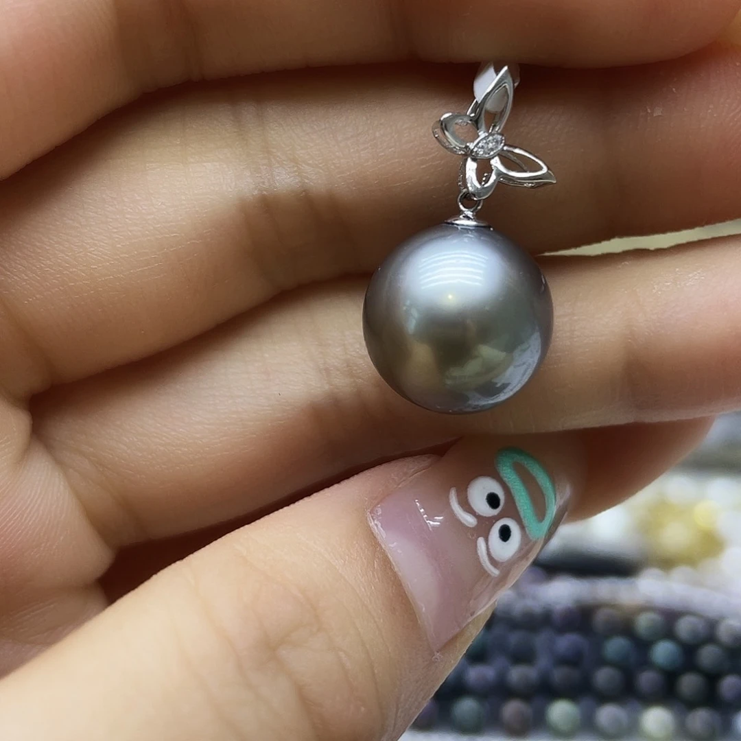 海水珍珠18K金镶嵌颈饰